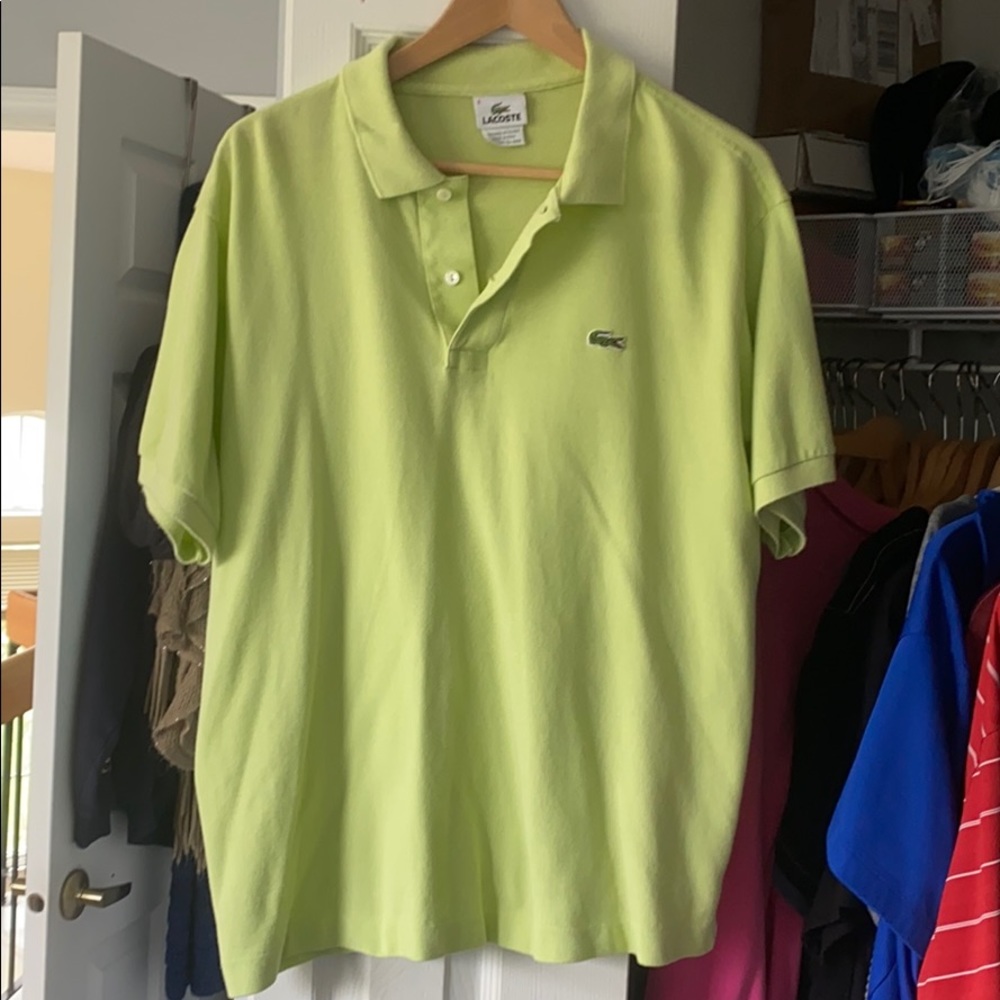 Mens Lacoste polo shirt.